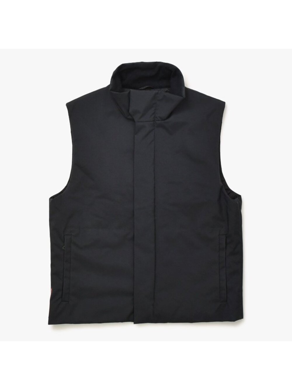 Prada Sports Padette Vest Rubber Patch Black Red Vintage 48